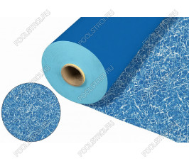 Пленка для отделки бассейнов голубой мрамор Light Blue Marble FXT010 2х25 (50 кв.м)